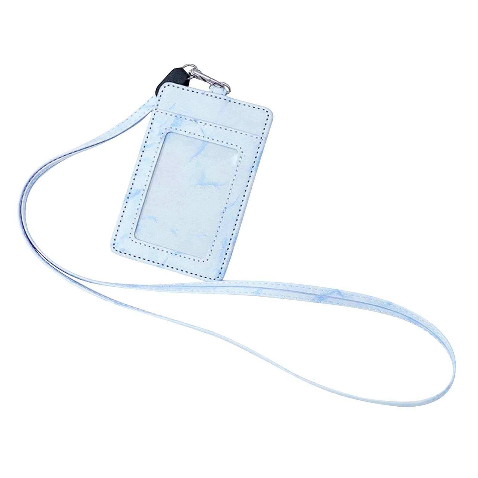 Awdeni Creative Marbled Leather Card Holder ID Holder Access Student