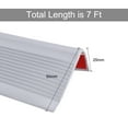 thumbnail image 2 of Protector de borde de escalera Uxcell antideslizante, tira autoadhesiva para exteriores e interiores, gris (7 pies), 2 of 6