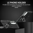 thumbnail image 3 of ELEHOLD Heavy Duty Case for Samsung Galaxy A54 5G Rugged Case, 360° Rotating Ring Holder Kickstand Support Magnetic Car Mount Full Body Shockproof Protective Case -Black, 3 of 9