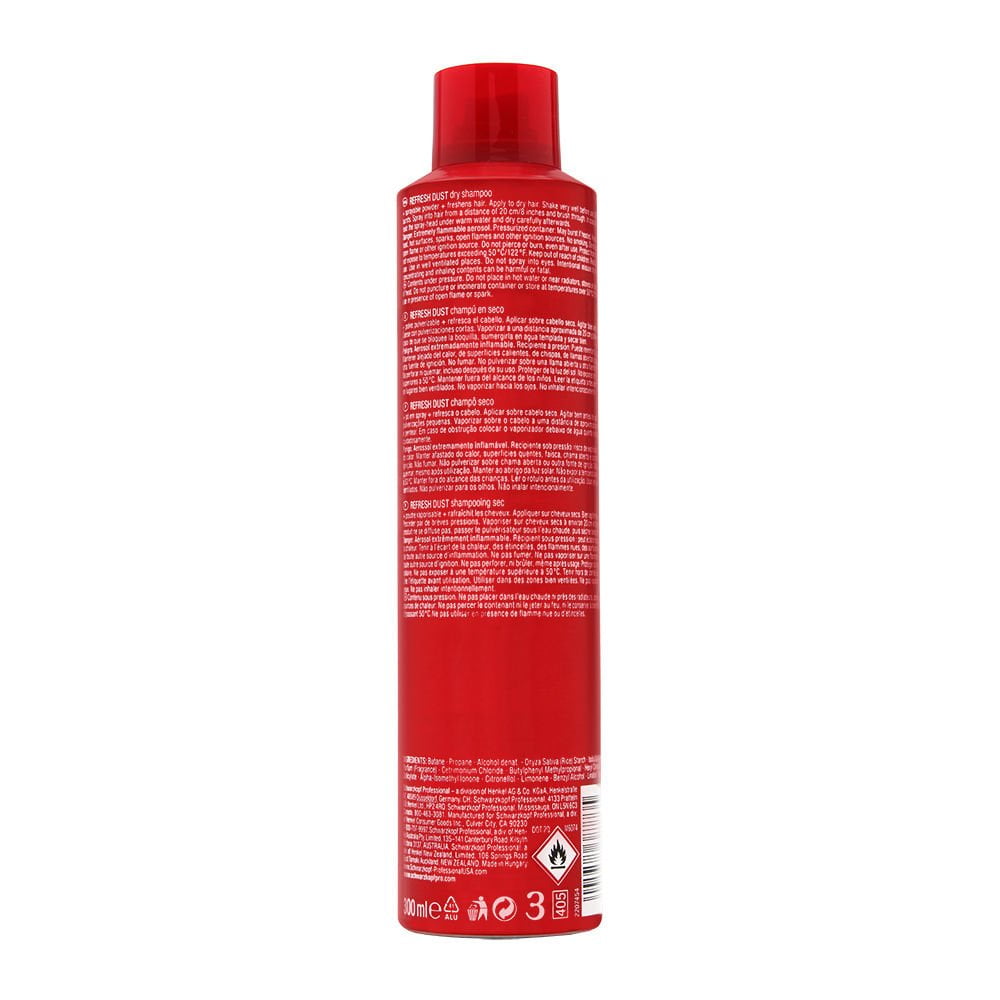 Schwarzkopf Osis+ Refresh Dust Texture Bodifying Dry Shampoo Light Control 6.38 Ounce 300 Milliliters
