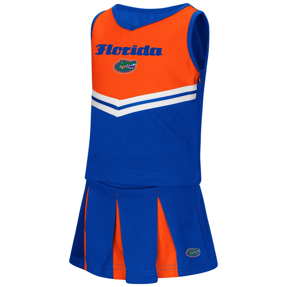 Florida Gators NCAA Toddler "Pom Pom" 2 Piece Set Cheerleader Outfit