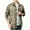 Khaki, variant on Aloohaidyvio Men's Outdoor Lightweight Jackets Long Sleeve Camo Printed Button Down Shirt Coat