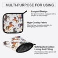 thumbnail image 3 of Yayeee Oven Mitts and Pot Holder Set of 4 Heat Resistant Kitchen Gloves Baking Hot Pad, Rainbow Stars Pattern, 3 of 5