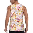 thumbnail image 3 of Gaeub Colorful Floral Men's Athletic Tank Top, Workout Sleeveless Shirts, Running Tank Tops for Gym, Running, Training - X-Large, 3 of 9