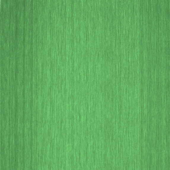 Ahgly Company Indoor Square Abstract Emerald Green Contemporary Area Rugs, 7' Square