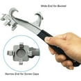 thumbnail image 3 of Bung Wrench for 55 Gallon Drums and 5 Gallon Buckets, Durable Drum Wrench and Bucket Opener Tool (2PCS), 3 of 7