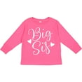 thumbnail image 3 of Inktastic Cute Big Sis Girls Announcement Girls Long Sleeve Toddler T-Shirt, 3 of 5