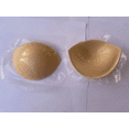 thumbnail image 1 of Seamless Triangle Double-Sided Breathable Chest Pad for Women, Gathered Thickened Self-Adhesive Sponge Inserts, 1 of 4