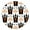 Happy Halloween (50), variant on Happy Halloween Round Tablecloth with Elastic Edge Wrinkle Resistant Washable Evil Pumpkin Ghost Tablecolths Table Cover for Halloween Party Decoration (44in)