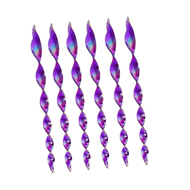 Paquete de 6 Palos de 30 Cm para Asustar Pájaros, , Gaviotas, Son Muy Efectivos. Púrpura DYNWAVEMX campanas de viento