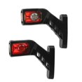 thumbnail image 3 of luces de posición laterales de 12 V-24 V y 9 LED para camión, remolque, caravana, iluminación de 3 colores, indicador de coche, negro y rojo, 3 of 5