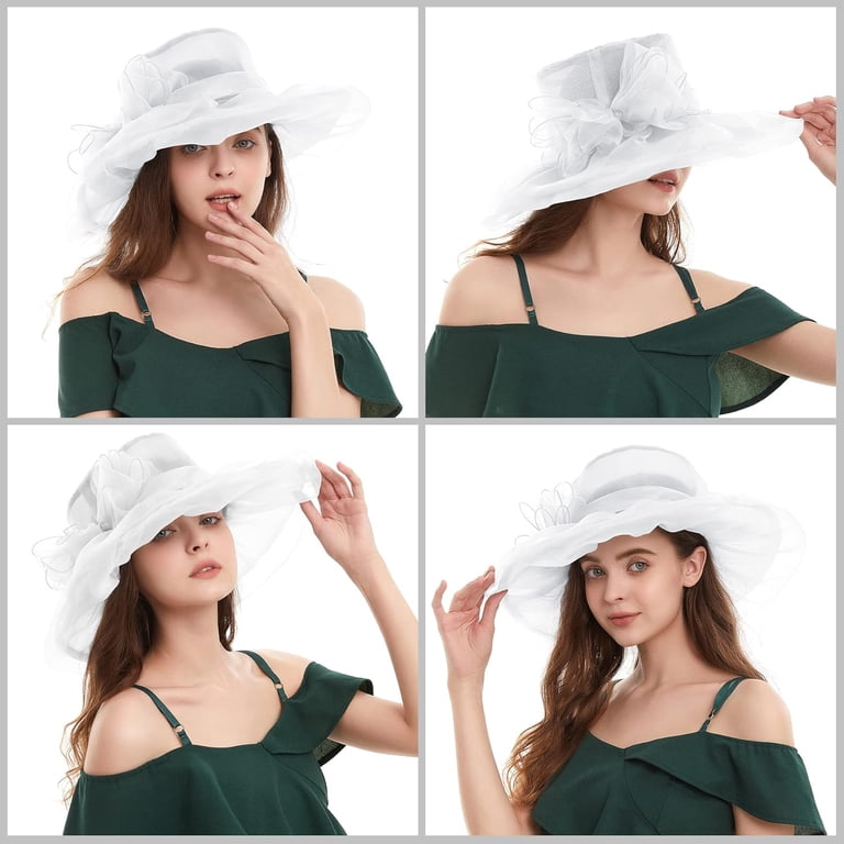 Kentucky Derby Hat for Women Church Hat for Women Organza  display picture 1