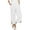White, variant on Tnhcen Women's Pre-Shrunk Linen-Cotton Wide Leg Pants - Embroidered 9-Inch Hem Wide Leg Straight Pants with Elastic Waistband Lightweight Comfy Casual Trousers for Women S-2XL