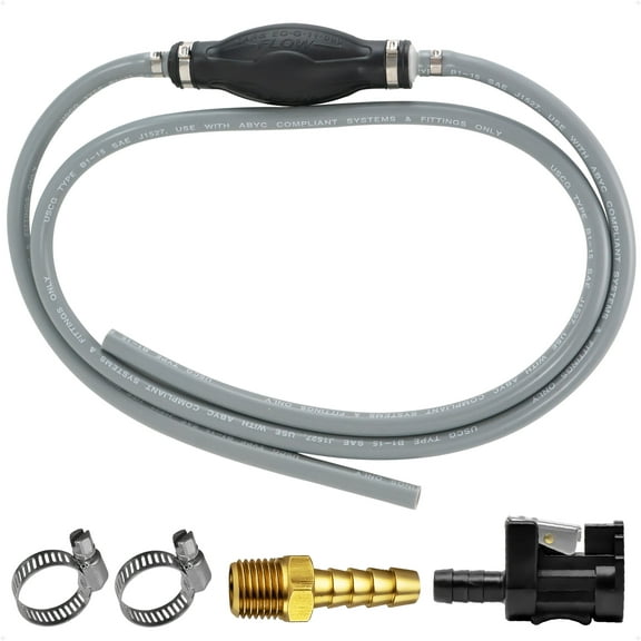 Five Oceans Marine Boat Fuel Line Kit for Mercury Outboards, 3/8-Inch x 6-Foot, EPA/CARB Approved - FO4280-2888-MER