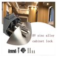 thumbnail image 3 of 10-piece Outdoor Camper Push Lock RV Boat Cabinet Lock Handle Household Drawer Latch Button Lock Furniture Door Lock Hardware ,Rv Camper Accessories, 3 of 7