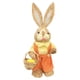 thumbnail image 1 of Conejito de Pascua de paja de 35 cm, figura de pie, accesorios de fotografía hechos a mano, encantador Estilo E, 1 of 9