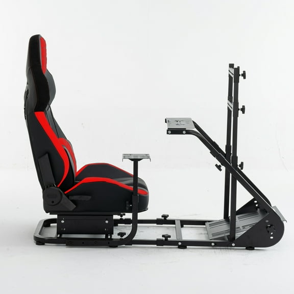 Enhanced Stable Racing Wheel Cockpit Compatible with Fanatec, PXN, Thrustmaster & Logitech Adjustable Driving Simulators