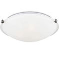 thumbnail image 3 of Seagull 7543502-962 Two Light Ceiling Flush Mount,White, 3 of 6