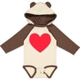 thumbnail image 3 of Inktastic Valentine's Day Red Heart Boys or Girls Long Sleeve Baby Bodysuit, 3 of 5