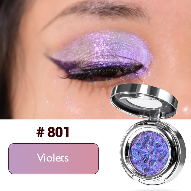 CHARMACY-paleta de sombras de ojos duocromáticas de larga duración, sombras de pigmento de alta calidad con brillo, maquillaje cosmético para ojos y mujeres