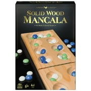 Mancala Strategy Board Game with Wood Board, for Adults and Kids Ages 8 and up