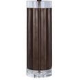 thumbnail image 4 of Grandview Gallery Cylinder Table Lamps - Set of 2, 29.25” Fluted Polyresin Brown with Crystal & Linen Shade, 4 of 5