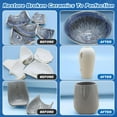 thumbnail image 2 of shiyou-Ceramic Glue,100g Ceramic Glue Repair Kit,Super Glue for Porcelain and Pottery Repair,Cyanoacrylate Glue for Mug,Figurines,Dishes,Plates,Teapot - Waterproof, No Smell, 2 of 4