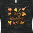 thumbnail image 4 of Inktastic Happy Thanksgiving Fall Leaves in Autumn Colors Women's T-Shirt, 4 of 5