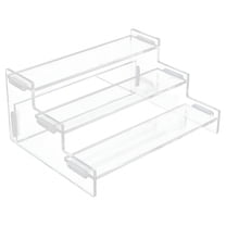 ACDANC Acrylic Display Stand Storage Shelf Perfume Shelves Holder Container Small Cake