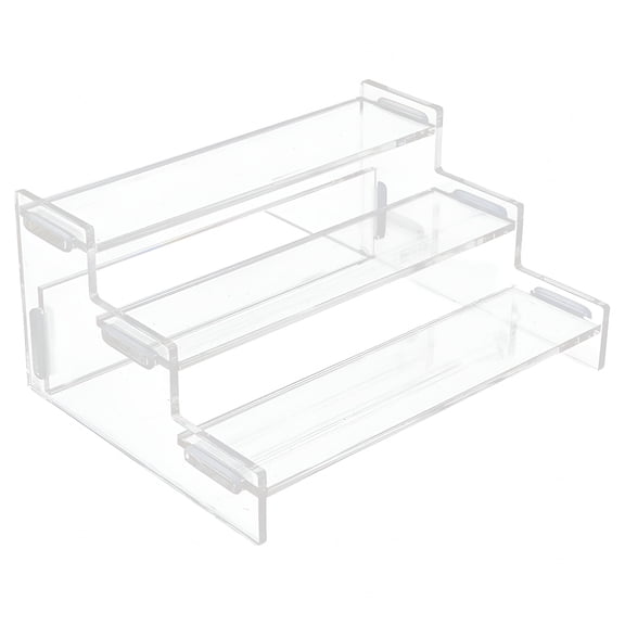 ACDANC Acrylic Display Stand Storage Shelf Perfume Shelves Holder Container Small Cake