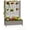 light brown, variant on MINDYES Raised Garden Bed with Trellis and Wheels,78L 59" Tall Vertical Outdoor Patio Planter Box with Water Storage for Vegetables Herbs Flowers, Free Standing
