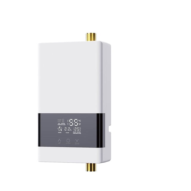 Remote Instantaneous Tankless Electric Hot Water Heater Kitchen Instant Heating Faucet Tap Bathroom Shower Temperature Setting