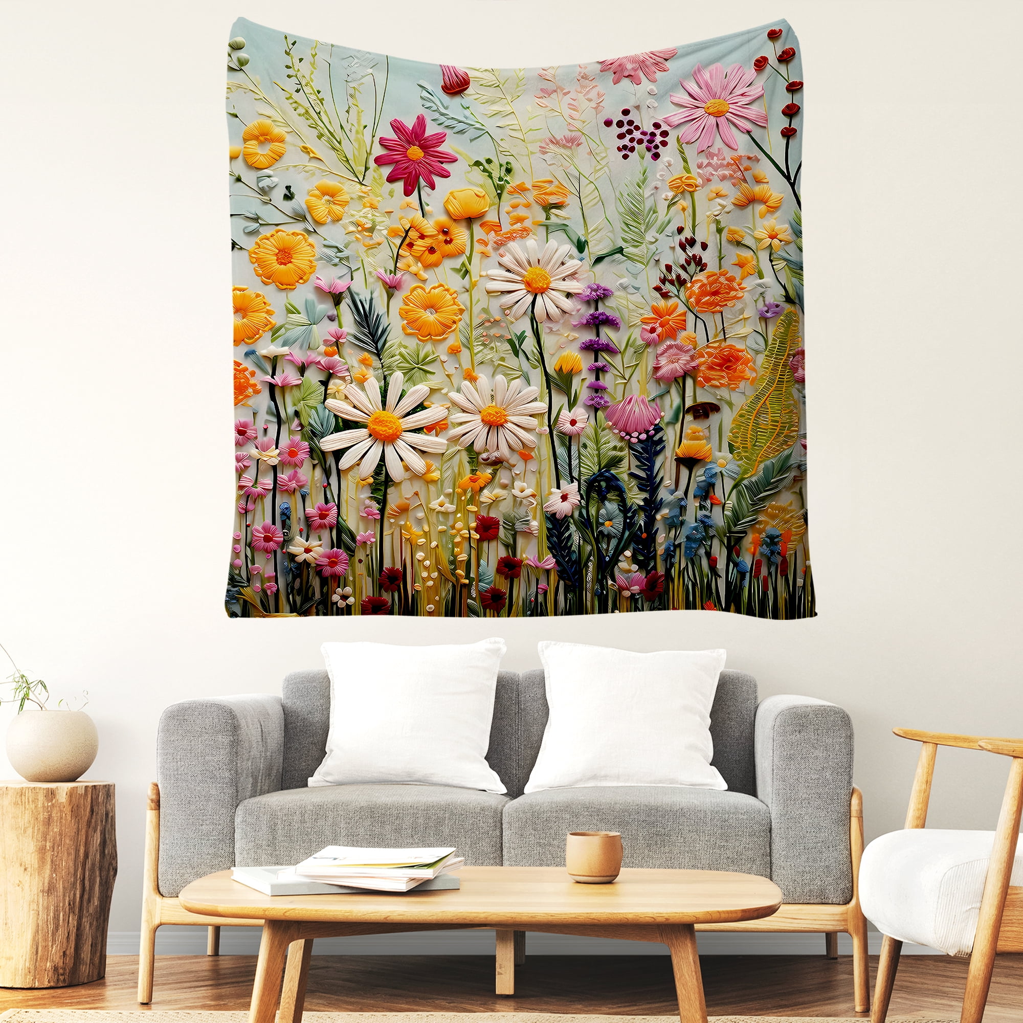Fleece Blanket for Bed & Sofa - Soft Printed Throw Blanket, Fuzzy Blankets & Throws 50x60 Inches