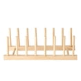 thumbnail image 2 of Irfora Plato multiuso Plato de madera Platos Estante Drenador Soporte de almacenamiento Organizador para gabinete de cocina para plato / plato / taza / taza / olla Tapa / libro Irfora Soporte de placa, 2 of 7