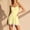Yellow, variant on Women’s Summer Corset Mini Dress Fashion Sleeveless Backless Tiered Ruffle Dress Solid Color Bow Tie Strap Skater Tank Dress Swing Dresses Denim Dresses for Women Casual Casual Summer Clothes Lady