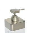 thumbnail image 4 of Better Homes & Gardens Metal and Glass Soap Pump, Clear with Silver Accent, 4 of 8