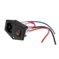 thumbnail image 1 of 220V/110V Power Supply Switch Power Outlet with Socket Fuse for 3D Printer, 1 of 6