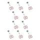 thumbnail image 1 of Moyic Clip rápido y fácil para hacer albóndigas para cocinar de forma multifuncional Albóndigas rellenas de acero inoxidable Red Circle S circulo rojo S 10piezas, 1 of 3