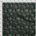 thumbnail image 4 of oneOone Cotton Cambric Green Fabric Block Craft Projects Decor Fabric Printed By The Yard 42 Inch Wide-4S, 4 of 6
