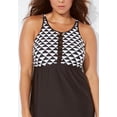 thumbnail image 5 of Swimsuits for All Women's Plus Size Macrame High Neck Swimdress, 5 of 6
