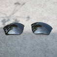 thumbnail image 4 of Walleva Black Replacement Lenses for Oakley Half Jacket XLJ Sunglasses, 4 of 7