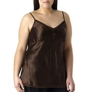 Metro7 - Women's Plus Beaded Silk Cami