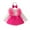 z-Hot Pink10361, variant on Girls Outfits Baby Thanksgiving Outfit Turkey Prints Long Sleeve Bodysuit With Tulle Tutu Skirt Matching Bow Headband For Festive Holiday Dress Up Leisure Outfits