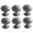 Sand Gray, variant on HDJNal 6 Pcs Creative Pigeon Eggs Furniture Pulls Dresser Knobs,Zinc Alloy Sand Gold Color Furniture Handles Decorative Ball Cabinet Knobs Door Handles, with Mounting Screws