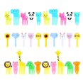 thumbnail image 1 of 30x Mini Kids Animal Food Fruit Picks Forks Lunch Box Accessory Decora Tools Z, 1 of 5