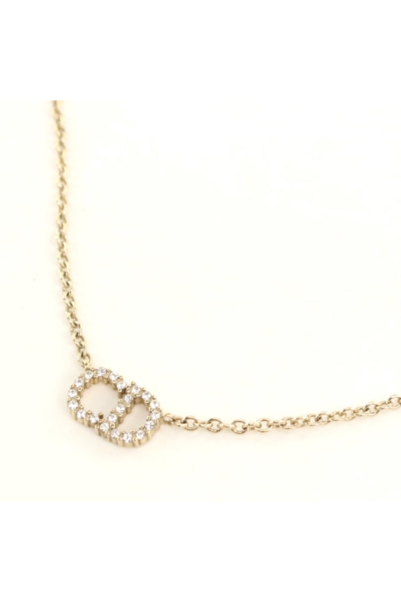 Pre-Owned Christian Dior DIOR Necklace N3523WOMZI_D301 Claire D Lune Women's Gold