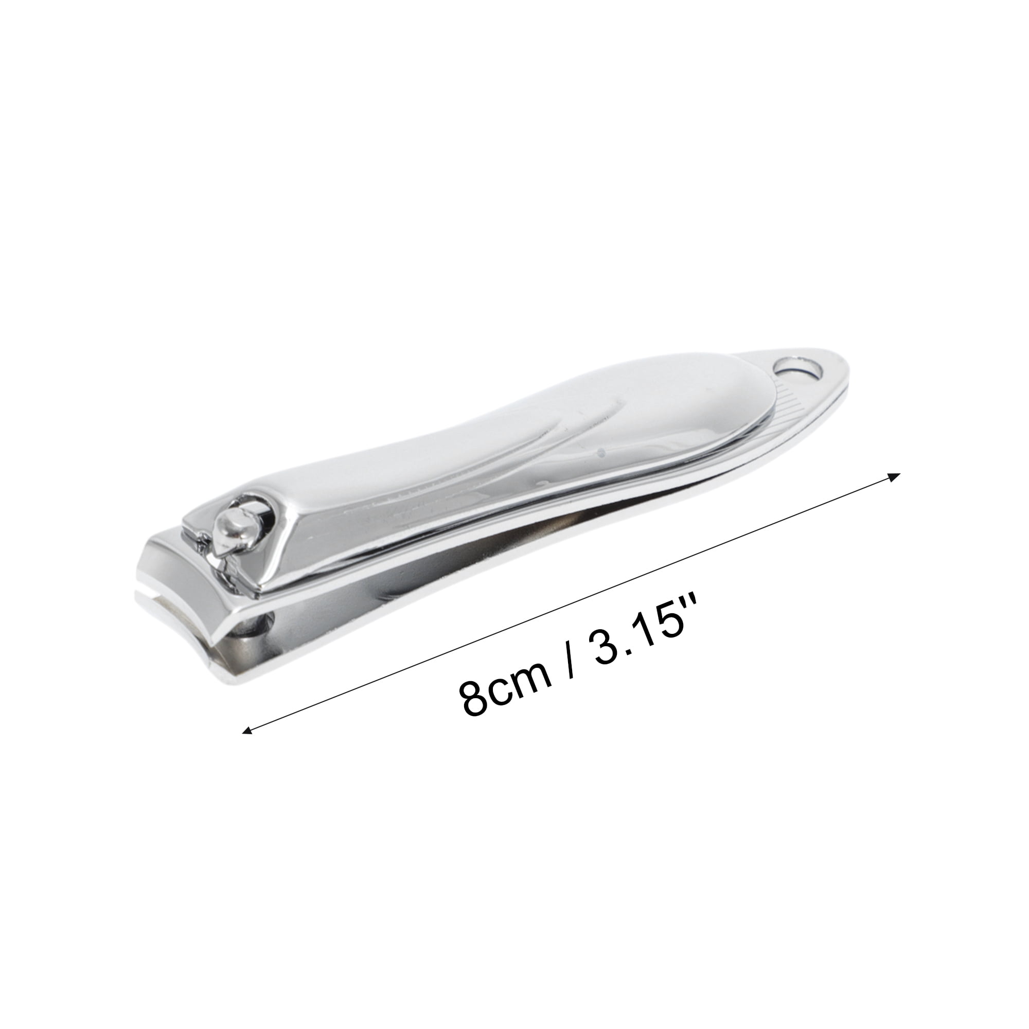 Unique Bargains 3pcs Convenient Nail and Toenail Clippers Set 3.15" Length Silver