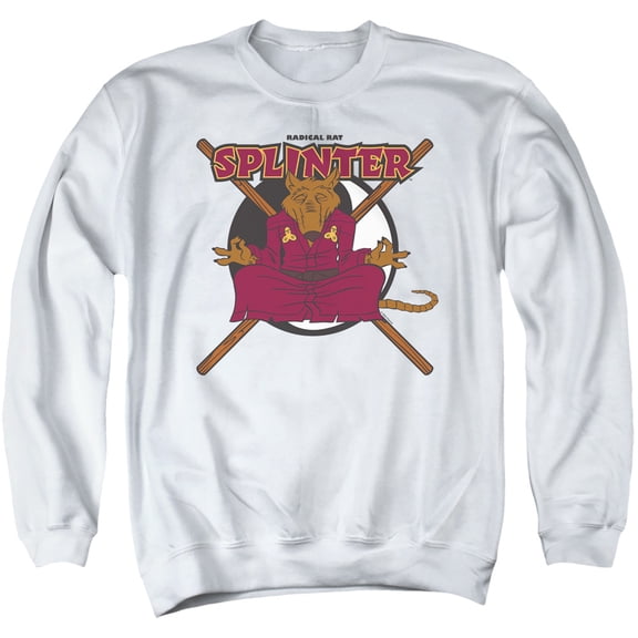 TMNT Teenage Mutant Ninja Turtles Radical Rat Splinter Unisex Adult Crewneck Sweatshirt
