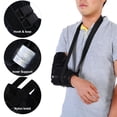 thumbnail image 2 of Sling Arm Sling Shoulder Immobilizer Adjustable Arm Support Brace Wrist Sprain Forearm Fracture, 2 of 3