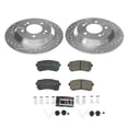 thumbnail image 3 of PowerStop Rear Z23 Evolution Sport Carbon-Fiber Ceramic Brake Pad and Drilled & Slotted Rotor Kit Fits: HYUNDAI Select Models K8307, 3 of 10